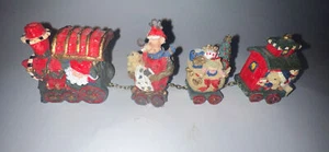Holiday Collection Santa 4pc Train Set Pre-Owned. - Picture 1 of 6
