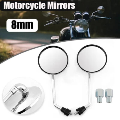 2 * Espejos retrovisores 8 mm para Honda C/CL/CT70 CL/CT/S90 CB/CL100/125 CA/CB/CL72 Foto 1 de 4