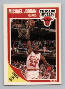 Michael Jordan 1989-90 Fleer #21 Chicago Bulls - Imagen 1 de 2