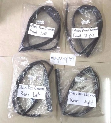 Conjunto de vedação de canal Glass Run Weatherstrip para Nissan Sentra B13 4 portas - Imagem 1 de 4