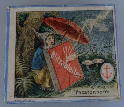 Anchor Patience Game Lightning Rod - Tangram Laying Game Puzzle Circa 1890 (107809) - Image 1 of 4