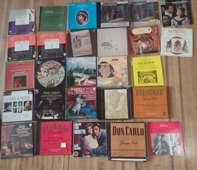 VERDI 17 box set + 10 LP LOt traviata alla scala deutsche grammophon aida forza  - Image 1 of 4