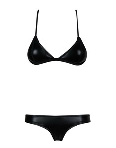 triangl leather bikini