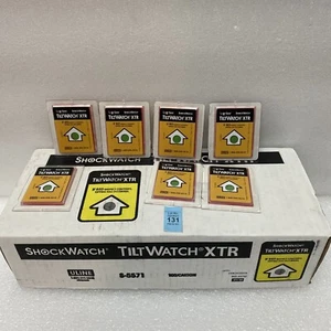 100 Pack Uline S-5571 ShockWatch TiltWatch XTR - Pallet Shipping Tilt Indicators - Picture 1 of 4