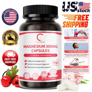  Triple Magnesium Complex Capsules, 300 mg, 600 Count - Picture 1 of 11