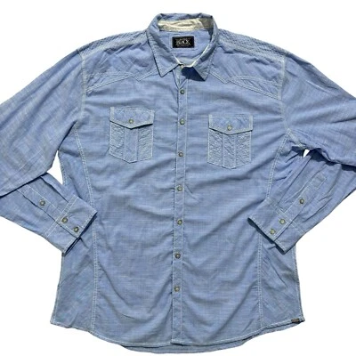 BKE Black Buckle Mens 2XL Athletic Fit Shirt Button Down Western Embroidered NWT - Image 1 of 4