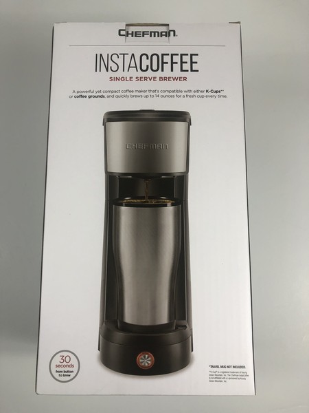 Chefman RJ14-UB InstaCoffee Single Serve Coffee Maker - Black Photo Related