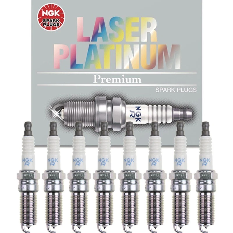 Genuine NGK Laser Platinum Spark Plug 8PCS Set for 18-23 Ford Super Duty 7.3L V8 - Image 1 of 4