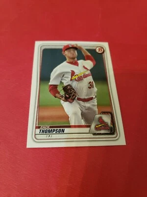 Zack Thompson 2020 Bowman Prospect Paper Base #BP-6 , St. Louis Cardinals - Image 1 of 3