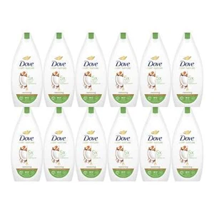 Dove Restoring Coconut Oil & Almond Extract Shower Gel, 225ml (Pack of 12) - Picture 1 of 4