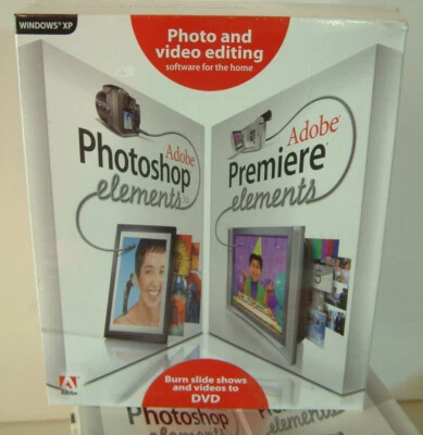 Adobe Photoshop Elements 3.0 + Premier Elements for Windows Retail Version Boxed - Image 1 of 3