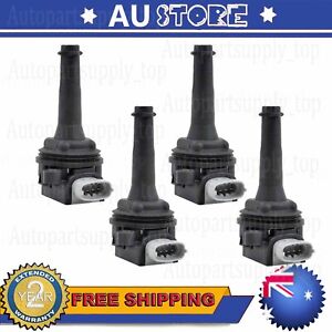 4x 30713417 Ignition Coil For Ford Focus ST XR5 Mondeo XR5 Kuga 5 Cyl 2.5L Turbo