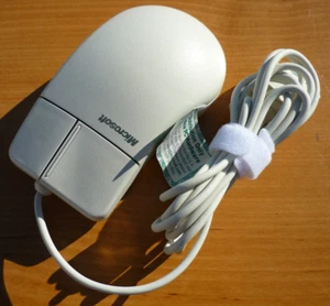 Vintage Microsoft Serial Mouse 2.1A Model 90567 EXC Condition - Cleaned Tested - Picture 1 of 8