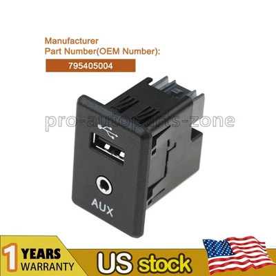 Audio Auxiliary Jack USB Port For Nissan Altima Rogue Frontier Xterra 795405004 - Image 1 of 4