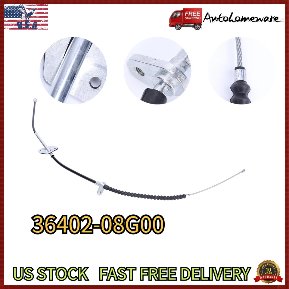Pickup Front Parking Brake Cable 36402-08G00 Fits For 1986-1997 Nissan D21 720** Foto 1 de 4