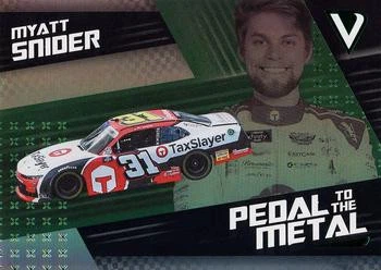 Myatt Snider 2022 Chronicles Racing Pedal to the Metal Green #11 - - Image 1 of 2