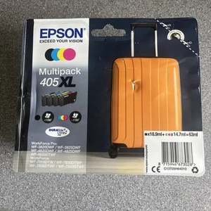 405XL Ink Cartridges For Use in Epson WF-3800 WF-3820 DWF LOT - Afbeelding 1 van 2
