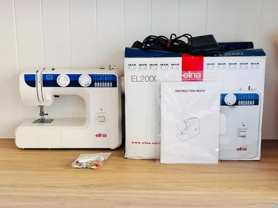ELNA EL2000 Sewing Machine in Original Box Has Only Had Light Use - image 1 of 4