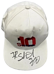 Shickel 10 White Baseball Cap Snapback Adjustable Autographed Signed S10 Hat VTG - Picture 1 of 12