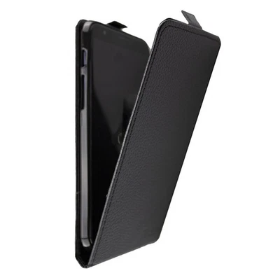 caseroxx Flip Cover für ALBA 6 Handy in schwarz aus Kunstleder - Bild 1 von 4