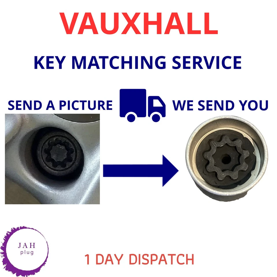 SECURITY MASTER LOCKING WHEEL NUT KEY FOR VAUXHALL ASTRA BOLT MATCHING SERVICE - Image 1 of 4