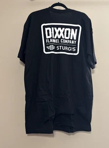 Dixxon Flannel Mens T Shirt Black Short Sleeve Sturgis Badge Graphic Size 3XL - Picture 1 of 5