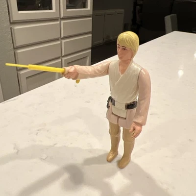 1977 HK Kenner Star Wars Luke Skywalker Farmer Blonde telescopic Lightsaber READ - Image 1 of 4