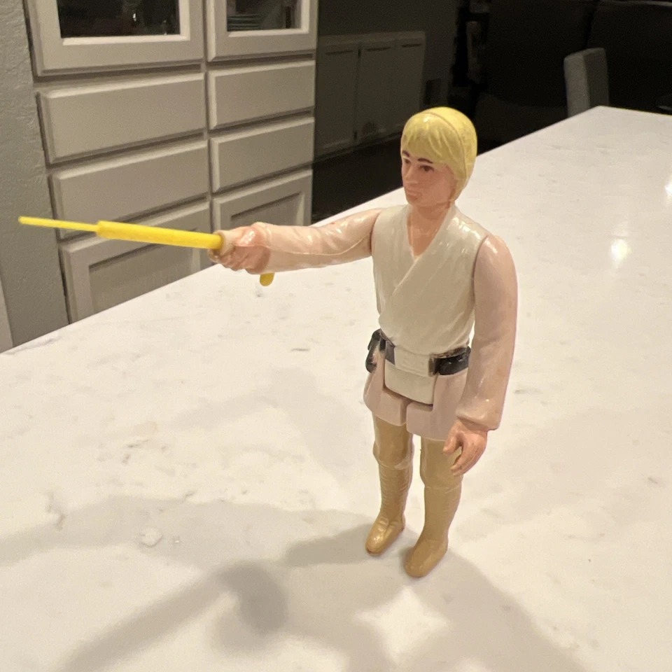 1977 HK Kenner Star Wars Luke Skywalker Farmer Blonde telescopic Lightsaber READ - Image 1 of 4