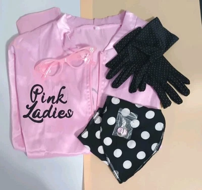 Conjunto de Disfraz Chaqueta y Accesorios Rosa Damas Talla Grande Foto 1 de 4