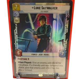 Luke Skywalker Jedi Ritter Star Wars Unlimited SOR Regular FOIL 051/252 NM - Bild 1 von 2
