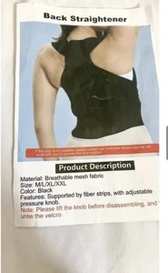 Eambond verstellbare 2-in-1 Rückenbandage & Haltungskorrektor - Unterstützung für Männer & Frauen - Bild 1 von 5