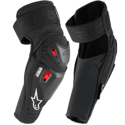 Alpinestars Bionic Pro Plasma Black Red White Elbow Protectors - L/XL - NEW - Image 1 of 4