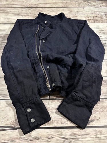 VTG Y2K RICK OWENS ATMOSFERA! GIACCA AVANT GARDE ASIMMETRICA DIESEL CON ZIP