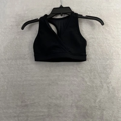 Lululemon Womans Sports Bra Black Solid Small Sleeveless Racerback Pullover - Image 1 of 4