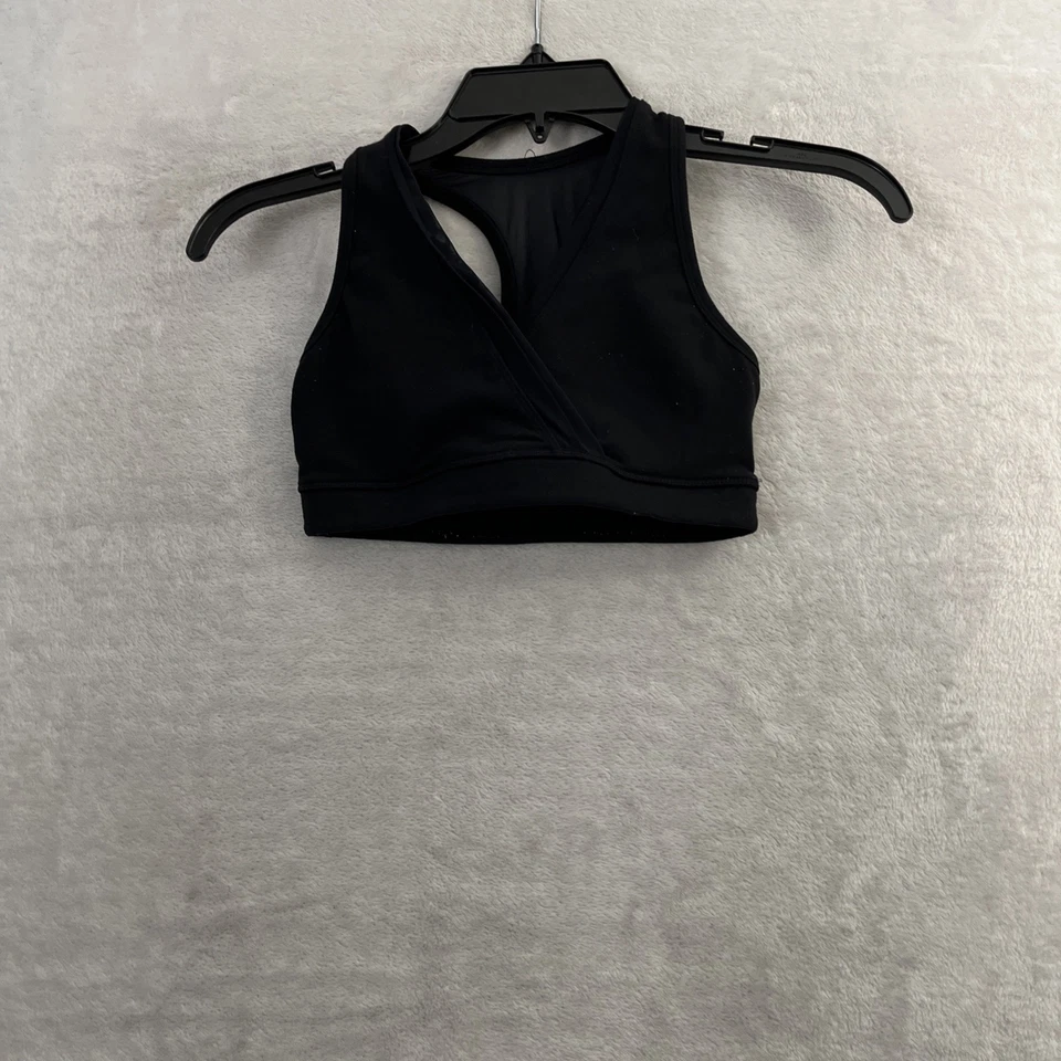 Lululemon Womans Sports Bra Black Solid Small Sleeveless Racerback Pullover - Image 1 of 4