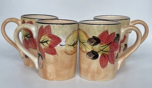 Tabletops Galerie Ernte Blätter Kaffeebecher Herbst Blätter Erntedankfest 4er Set - Bild 1 von 14