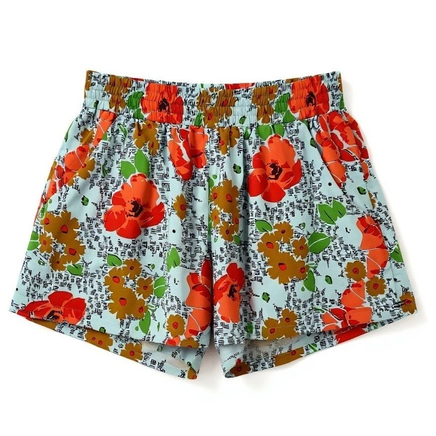 Pantalones Cortos TOAD&CO Mujer Sunkissed Estampado Floral Cintura Elástica Talla M Foto 1 de 4