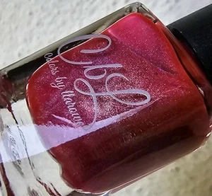 Colors By Llarowe 'You Make Me Smile', Rot Holo Shimmer Indie Nagellack - Bild 1 von 3