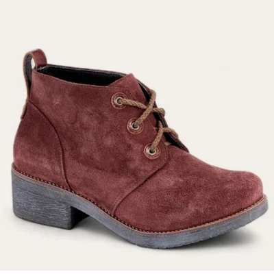 Botas con cordones de gamuza marrón óxido bohemias Naot Love talla 41 EE. UU. talla 10,5 Foto 1 de 4