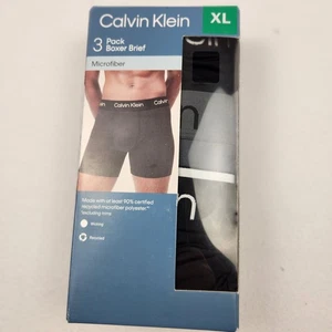 Calvin Klein BOXER slip intimo uomo XL microfibra confezione da 3 elasticizzati traspiranti - Foto 1 di 3
