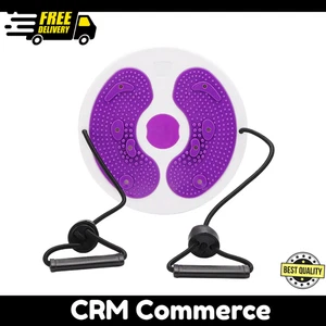 Ab Twister Board,Exercise Waist Twisting Disc with 8 Magnets Fitness Purple - Picture 1 of 7