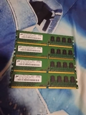 4 gb (2X2gb) DDR2 PC2-6400 800MHz 240 pins  for Desktop Ram/PC Memory - Image 1 of 2