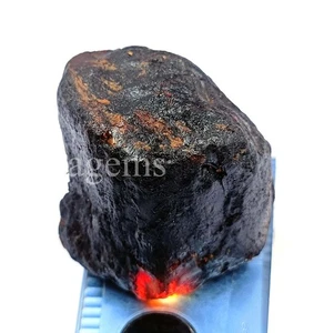 Rare 255 Ct Amber Stone | Natural Uncut Rough | Certified Loose Gem 5ARY - Picture 1 of 8