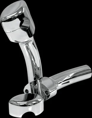 Elevador de manillar liso cromado LA 5,5 pulgadas con retroceso Yamaha V Star 650 98-16 Foto 1 de 3