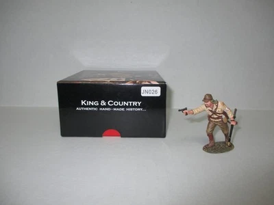 KING & COUNTRY  ATTACKING JAPANESE OFFICER WITH PISTOL & SWORD JN026 LN WITH BOX - Image 1 of 4