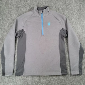 Spyder Constant Core 1/2 Zip Lined Sweater Pullover Men's Med Outdoor Camp 8xx - Picture 1 of 18