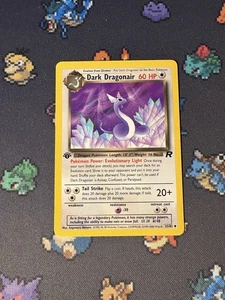 Cartas Pokémon Dark Dragonair 33/82 Team Rocket PRIMERA EDICIÓN - (LP) - Imagen 1 de 6