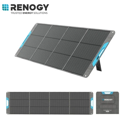 Renogy N-Type 200W Portable Solar Panels Kickstand Foladable Camping RV SUV IP65 - image 1 of 4