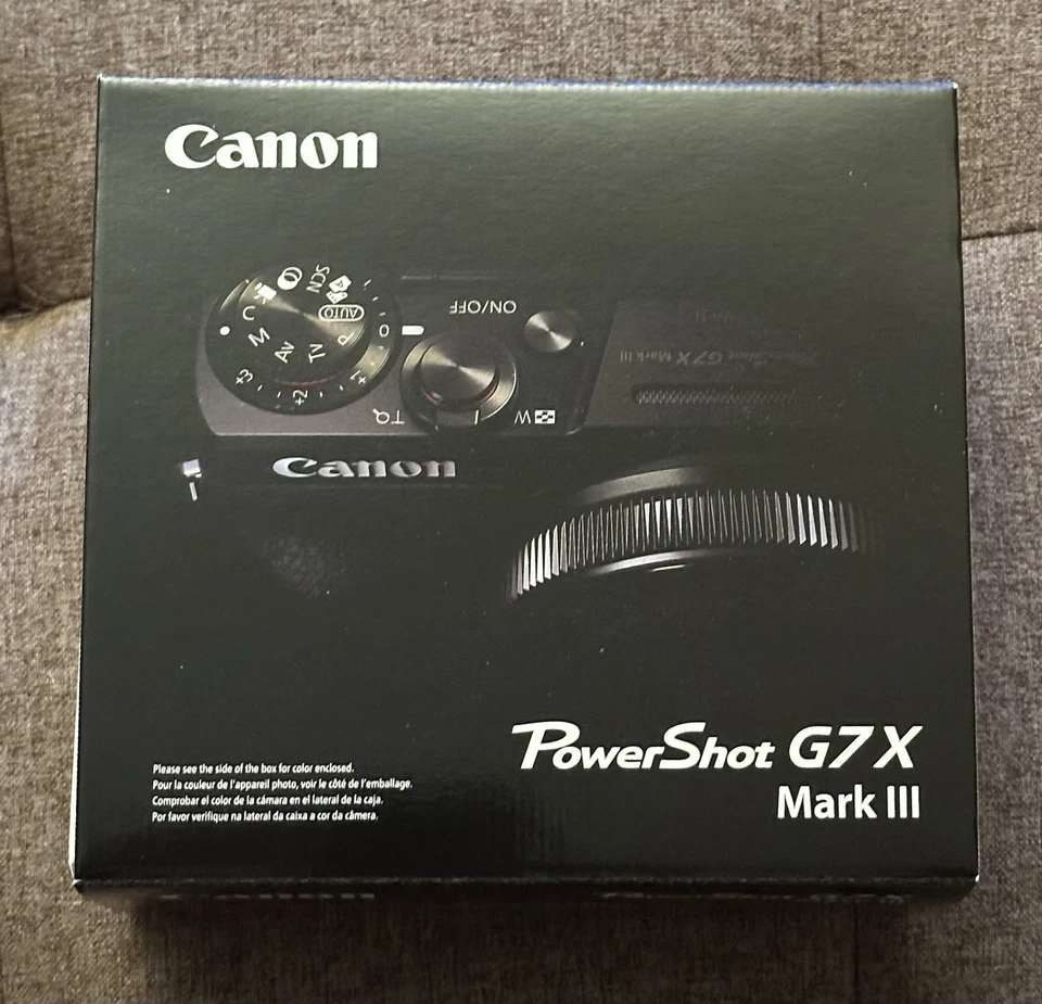 Canon PowerShot G7 X Mark III 20.1 Megapixel Digital Camera - Black - Image 1 of 4