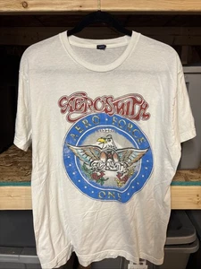 Aerosmith - “Aero Force One” - 2015 White T Shirt - size XL - Picture 1 of 4